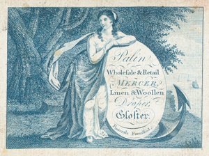 Trade card, Palin by English School