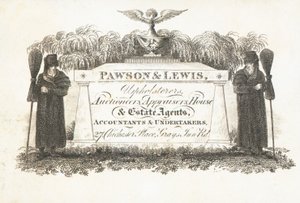 Trade Card, Pawson & Lewis by English School