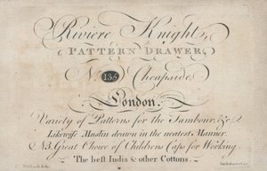 Trade Card, Riviere Knight