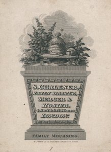 Trade Card, S Chalener by English School
