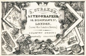 Trade Card, S Straker by English School