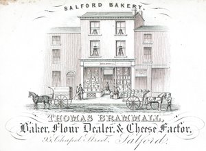 Trade card, Thomas Brammall by English School