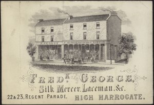 Trade Card for Frederick George by English School