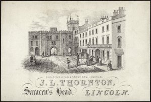 Trade Card for J. L. Thornton by English School