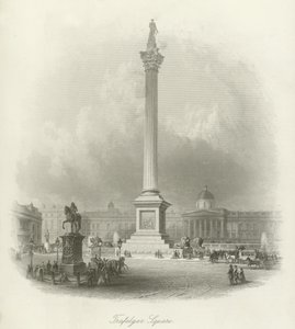 Trafalgar Square, London by English School