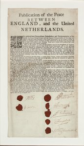 Treaty of Breda, 1667 by English School
