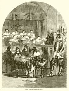Trial of Lord William Russell by English School