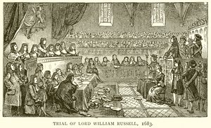 Trial of Lord William Russell, 1683 by English School