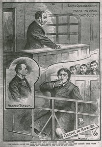 Trial of Oscar Wilde by English School