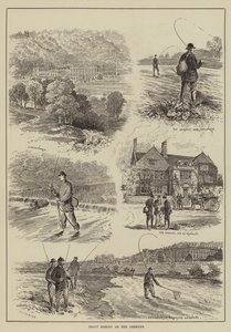 Trout Fishing on the Derwent by English School