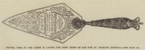 Trowel used by the Queen in Laying the First Stone of the New St Thomas