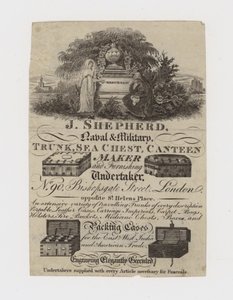 Trunk Maker, J Shepherd by English School
