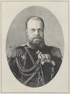 Tsar Alexander III of Russia by English School