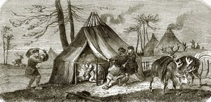 Tunguse encampment by English School