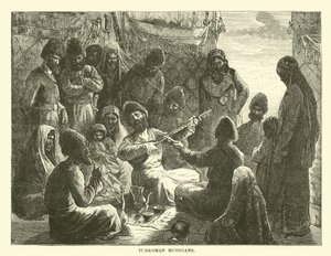 Turkoman Musicians by English School