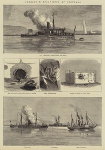 Turrets v Broadsides at Portland by English School