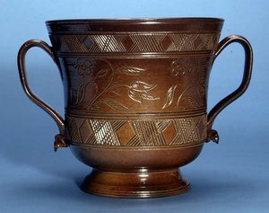 Two-handled Loving Cup inscribed 