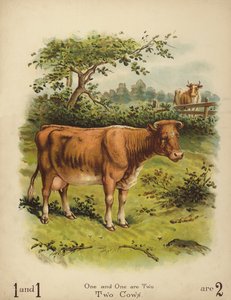 Two Cows by English School
