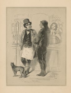 Two Men in a Pub by English School