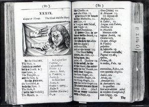 Two pages from Orbis Sensualium Pictus by Comenius, 1659
