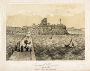 Tynemouth Priory from the Pier by English School
