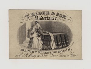 Undertakers, T Rider and Son by English School