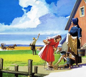 Unidentified Young Inventor by English School