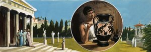 Unidentified montage about ancient artefacts by English School