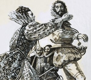 Unidentified Scene with Elizabeth the First