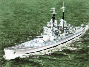 Unidentified ship
