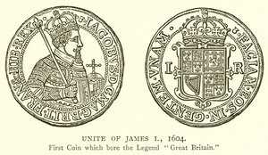 Unite of James I, 1604 by English School