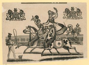 Untitled Circus Scene: Horse Riding by English School