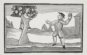 Up into the tree hur gets (illustration) by English School