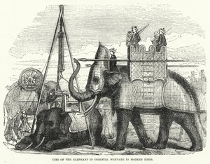 Uses of the Elephant in Oriental Warfare in Modern Times by English School