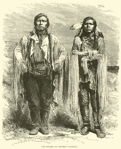 Ute Indians of Western Colorado by English School