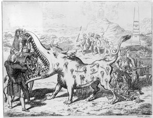 Vaccination, published by J.L.Stuart, 1802 by English School