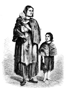 Vagrant in the casual ward of workhouse