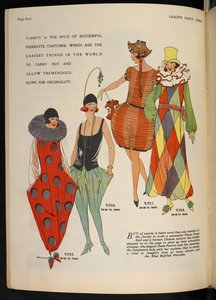 Various Pierrette Costumes, from 