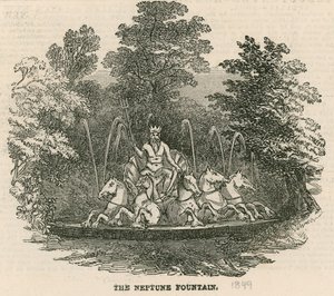 Vauxhall Gardens, London: The Neptune Fountain