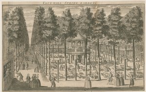 Vauxhall Spring Gardens by English School