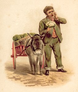 Vegetable Vendor by English School