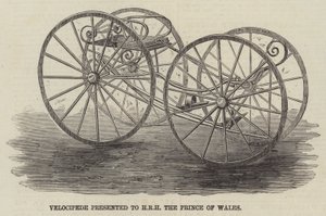 Velocipede Presented to HRH the Prince of Wales