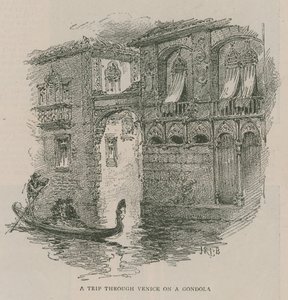 Venice in London: Sketches at Olympia - A trip through Venice on a Gondola