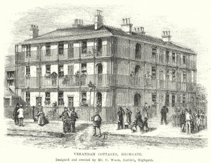 Verandah Cottages, Highgate by English School