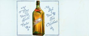 Very Old Highland Whisky Bottle by English School