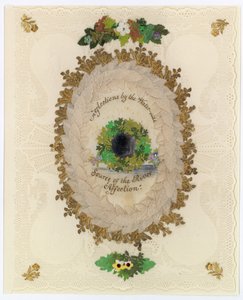 Victorian Valentine Card by English School