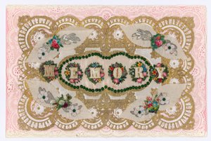 Victorian Valentine Card