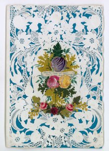 Victorian Valentine Card by English School