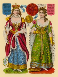 Victorian Scrap: Queen Mary, Queen Anne