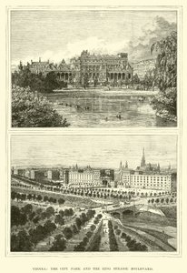 Vienna, the City Park and the Ring Strasse Boulevard